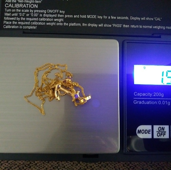 18K Saudi Gold Necklace - Picture 3 of 3